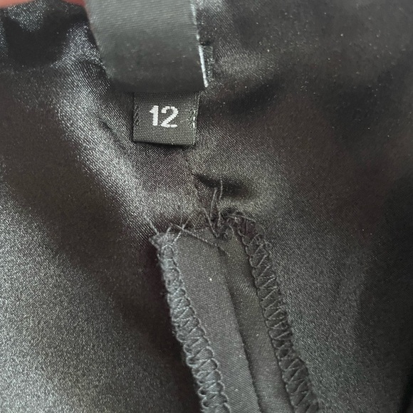 Laundry by Shelli Segal black silk dress pants sz 12 Pet - Picture 3 of 5